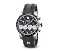 Orologio Eberhard Uomo Chrono 4 in Acciaio 31073.CN CU NERO/BIANCO